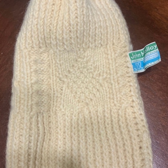 JOHN MOLLOY DONEGAL IRELAND KNIT Virgin WOOL BEANIE POM HAT - Picture 8 of 8